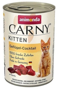 ANIMONDA Cat Carny Kitten skonis: vištienos kokteilis 400g x18