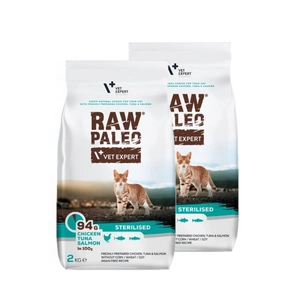 Vetexpert Raw Paleo Sterilizuota katė 2x2kg