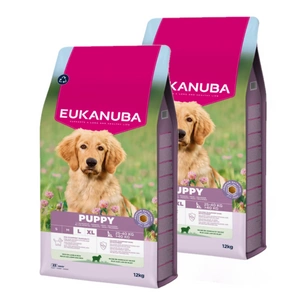EUKANUBA Puppy&Junior Lamb&Rice Large Breeds 2x12kg
