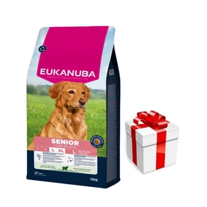 EUKANUBA Mature&Senior Large Lamb & Rice 12kg + Staigmena Šunui
