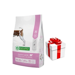 NATURES PROTECTION Junior Lamb 2kg + Staigmena Šunui