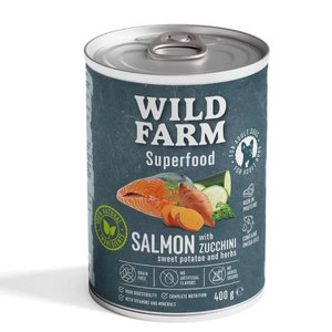 Wild Farm Superfood Salmon lašiša 400 g pašaro šunims be grūdų