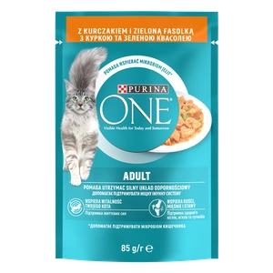 Purina One Cat Adult su vištiena ir šparaginėmis pupelėmis 85g