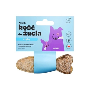 AZANKI Lašišos odos kramtomasis kaulas su čiobreliais 12 cm