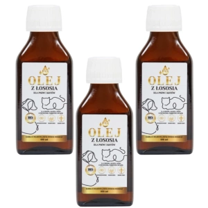 Lab-V 100% lašišų aliejus įvairaus amžiaus šunims ir katėms 3x100ml šalto spaudimo