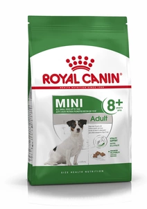 ROYAL CANIN Mini Adult 8+ 2 kg sausas ėdalas vyresniems 8-12 metų amžiaus mažų veislių šunims