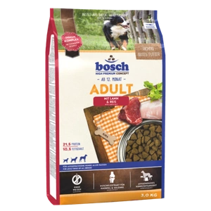 Bosch Adult Lamb & Rice, aviena ir ryžiai 3kg