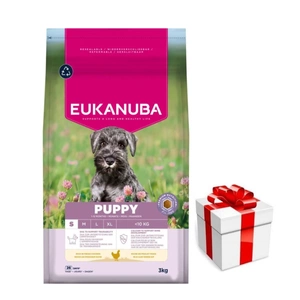 EUKANUBA Growing Puppy Small Breed 3kg vištienos + Staigmena Šunui