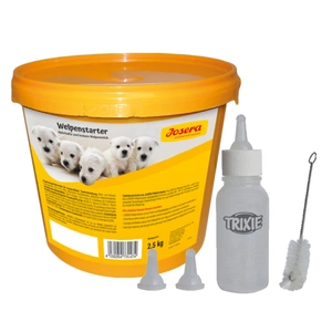 JOSERA Welpenstarter 2,5kg - kibiras + TRIXIE šuniukų ir kačiukų šėrimo buteliukas 57ml
