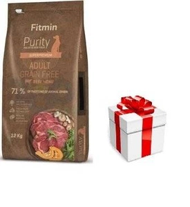 FITMIN Purity Adult Grainfree Beef 12kg + STAIGMENA ŠUNUI