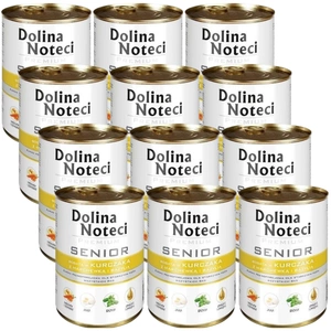 Dolina Noteci PREMIUM Senior Vištiena su morkomis ir baziliku 12x400g