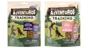 ADVENTUROS Treniruočių skanėstai šunims su žvėriena 2x115g skonių mišinys