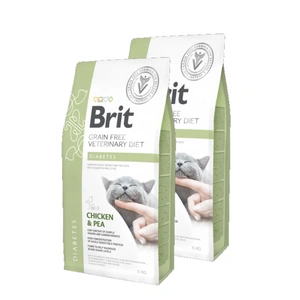 Brit gf veterinary diets cat diabetes 2x2kg