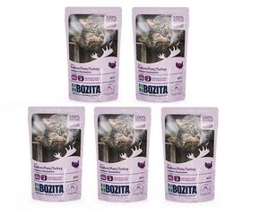 BOZITA kalakutienos gabaliukai padaže 5x85g (paketėlis)