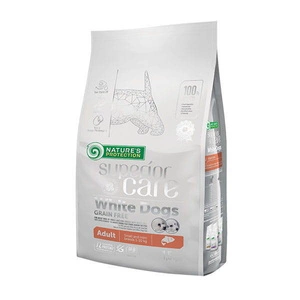 NATURES PROTECTION Superior Care Grain Free White Dog Junior visų veislių šunims 1,5kg