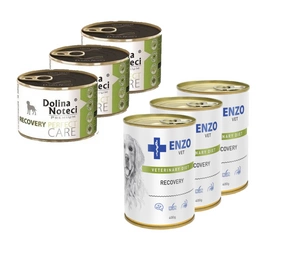 Dolina noteci Premium Perfect Care Recovery 3x185g + ENZO VET Atkūrimo dieta šunims 3x400g