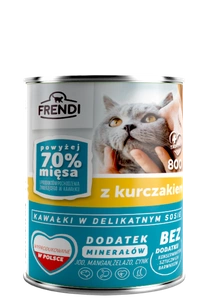 Frendi gabaliukai subtiliame vištienos padaže 800g katėms