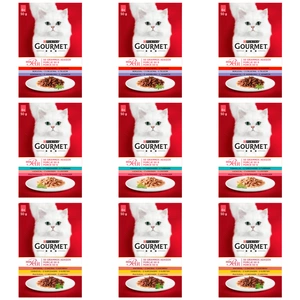 GOURMET mon Petit pašaras katėms- paukštienos MIX 72x50g