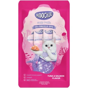 MOOCHIE Fairy Puree Tunas ir Katsuobushi 5×15 g kačių skanėstas