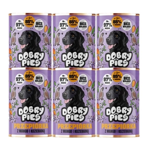Good Dog Putpelės su mangais ir ožragėmis 6x400g