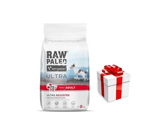 Vetexpert RAW PALEO ULTRA BEEF ADULT MINI 2KG + Staigmena Šunui