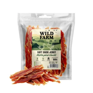 WILD FARM minkšta anties krūtinėlė 500g skanėstai šunims