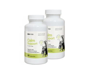LAB-V Calm Support - streso ir elgesio sutrikimų simptomų palaikymas 2x90 kapsulių