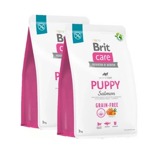 BRIT CARE Dog Grain-free Puppy Salmon 2x3kg