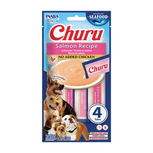 INABA Dog Churu (žuvies pagrindo) lašiša 4x14g (56g)