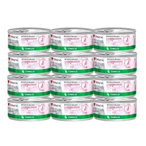 Disugual Veterinary drėgnas kačių ėdalas HYPOALLERGENIC Rabbit (suaugusiems) 12x85g