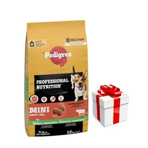 PEDIGREE sausas maistas mažų veislių šunims su jautiena ir daržovėmis 12 kg + Staigmena Šunui