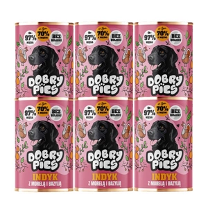 Good Dog Kalakutiena su abrikosais ir bazilikais 6x400g