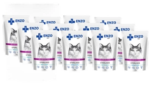 ENZO VET Sterilised  su veršiena padaže ir kalakutiena drebučiuose 12x100g