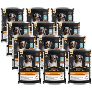 PRO PLAN Everyday Nutrition Suaugusių šunų ėdalas su daug žuvų drebučiuose 12x400g
