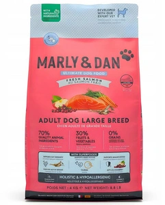 Marly & Dan Adult Dog Large Breed Fresh Salmon Holistic & Hypoallergenic 4kg sauso ėdalo