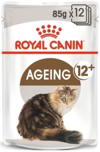 ROYAL CANIN Ageing +12 12x85g drėgno ėdalo padaže brandžioms katėms