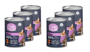 PetRepublic Fine Meat kalakutienos patiekalas 6x400g katėms