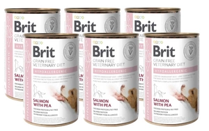 BRIT GF Veterinary Diets Dog Hypoallergenic 6x400g - drėgnas maistas šunims