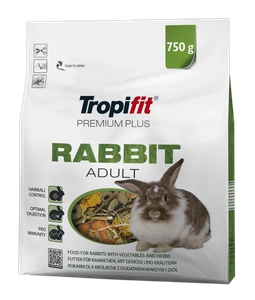 TROPIFIT Premium Plus RABBIT ADULT 750g - triušiams