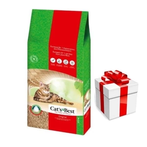 JRS Cats Best Eko Plus -  Medinis kraikas su grumstais 30l / 13kg + Staigmena katei