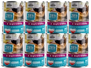 Frendi gabaliukai subtiliame padaže su kepenėlėmis 8x1250g