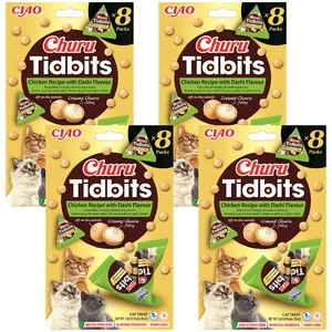INABA Cat Churu Tidbits - Vištiena su dašio sultiniu 4x(8x12g)