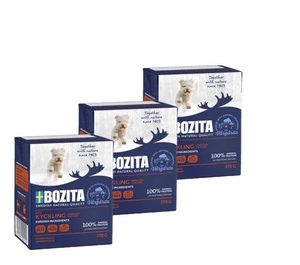 Bozita Dog Naturals Junior: švelni vištiena drebučiuose 3x370g