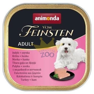 ANIMONDA Dog Vom Feinsten Adult kalakutiena su kumpiu 150g
