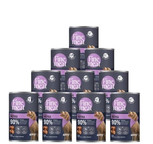 PetRepublic Fine Meat kalakutienos patiekalas šunims 10x400g