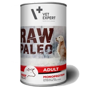 Vetexpert RAW PALEO adult beef 400g - jautiena skardinėje