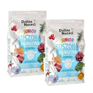 DOLINA NOTECI Premium Junior Lamb - džiovintas ėdalas šunims 2x4kg