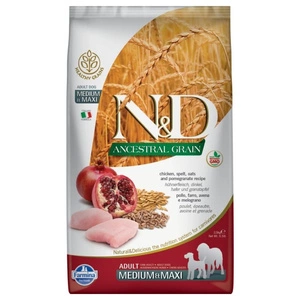Farmina N&amp;D Ancestral Grain canine CHICKEN &amp; POMEGRANATE ADULT MEDIUM&amp;MAXI 12kg