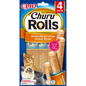 INABA Churu ritinėliai katėms - vištiena 4x10g