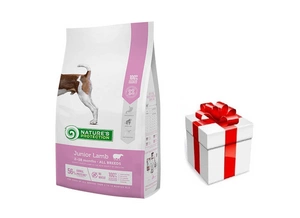 NATURE'S PROTECTION Junior Lamb 7,5kg ėriena  + STAIGMENA ŠUNUI